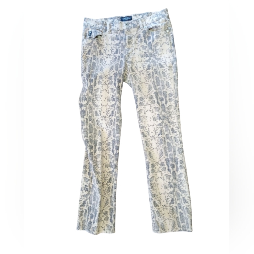 90s Guess Snakeskin Print Women Pants